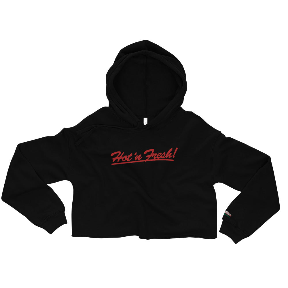 Ultra Slice - Hot 'n Fresh Women's Cropped Hoodie