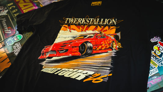 **PRE-ORDER** Twerkstallion World Tour Neon Genesis Tee | Hertlife