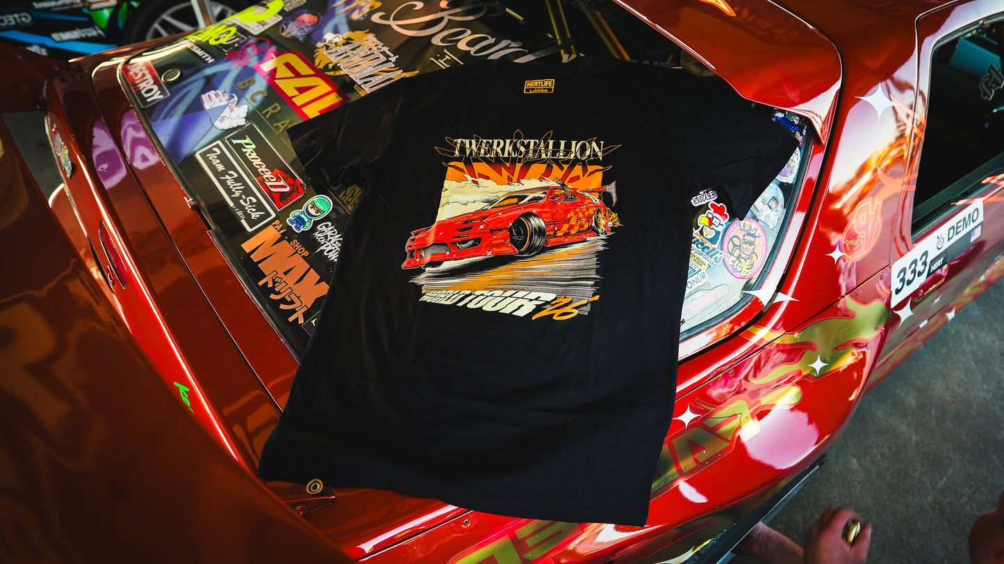 **PRE-ORDER** Twerkstallion World Tour Neon Genesis Tee | Hertlife