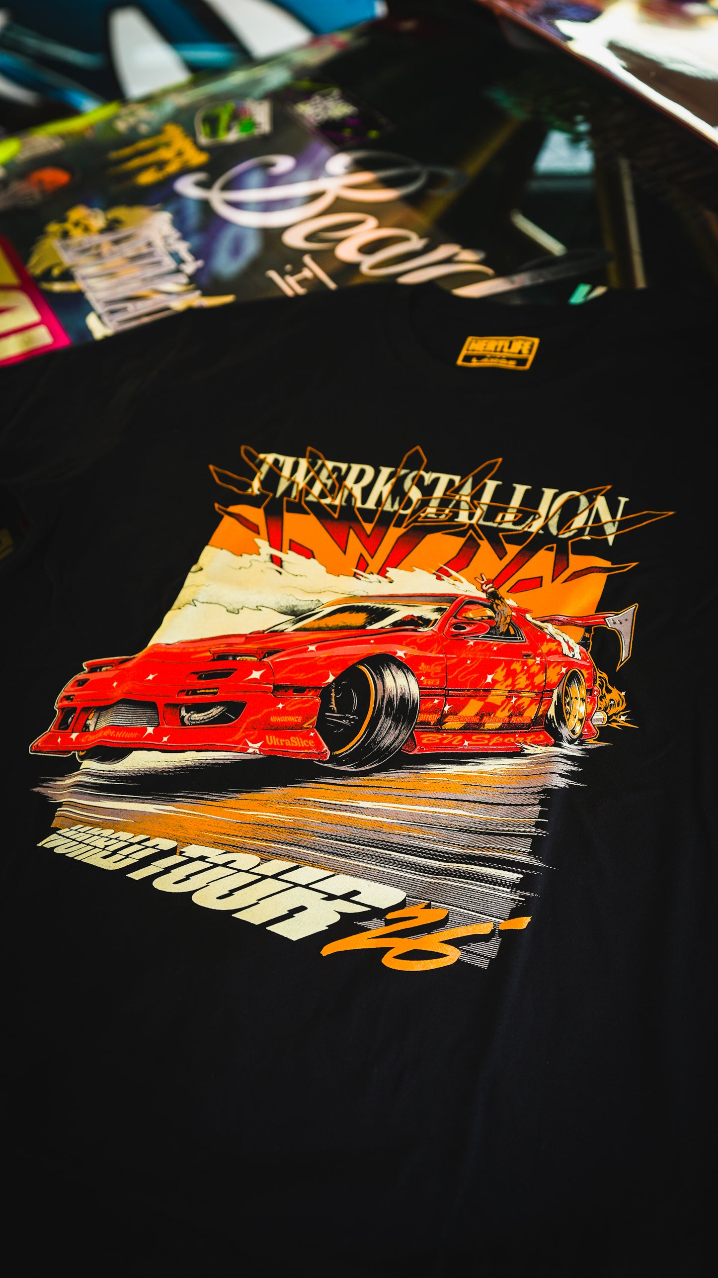 **PRE-ORDER** Twerkstallion World Tour Neon Genesis Tee | Hertlife